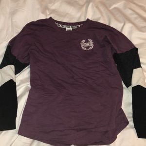 Purple/maroon Victoria’s Secret Pink long sleeve
